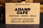 Logo Restaurant Adams Cafe London